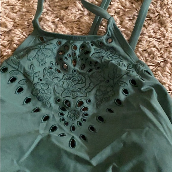 Xhilaration bikini green d/did set - Picture 4 of 6